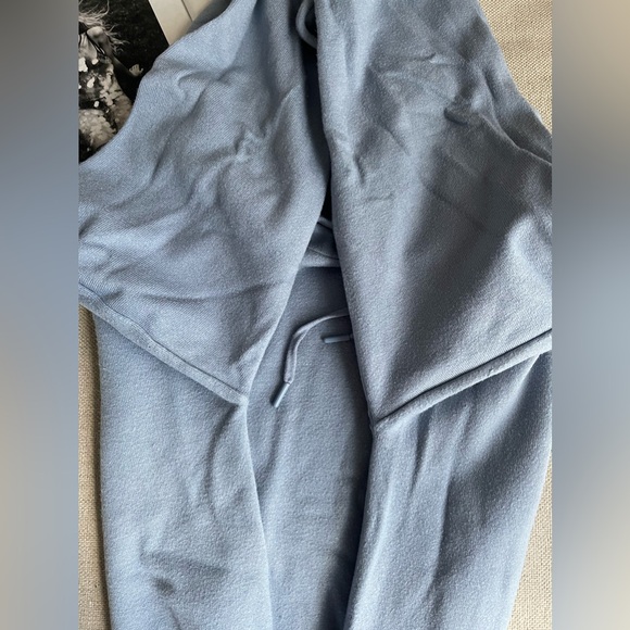 Zara Knit Jogging Set Joggers/Hooded Sweatshirt In Collection Blue Size M - Picture 5 of 13